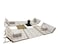 Arabic Camping Carpet Sets with Fireplace Holes Tent Floor Mat Sets Beige