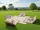 Arabic Camping Carpet Sets with Fireplace Holes Tent Floor Mat Sets Beige