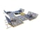 Arabic Camping Carpet Sets with Fireplace Holes Tent Floor Mat Sets Blue