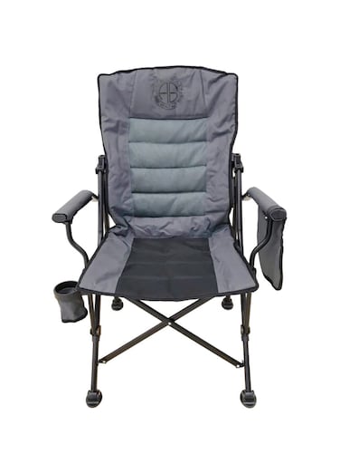 كرسي محمول قابل للطي عالي التحمل مع حامل أكواب، كرسي صيد الشاطئ المحمول