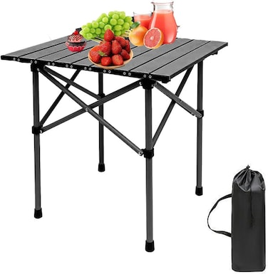 Camping Folding Table Shelf Desk Lightweight with Carry Bag