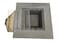 Portable Outdoor Fire Pit BBQ Grill Garden Stove Fireplace Square Shape