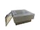 Portable Outdoor Fire Pit BBQ Grill Garden Stove Fireplace Square Shape