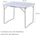 Portable Folding Table Lightweight Camping Table with Handle