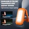 Portable Camping Light 180&deg; Adjustable with Magnetic Base Foldable LED Work Light
