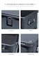 Portable Foldable Camping Table Multi Storage Box 50L with Stand Black