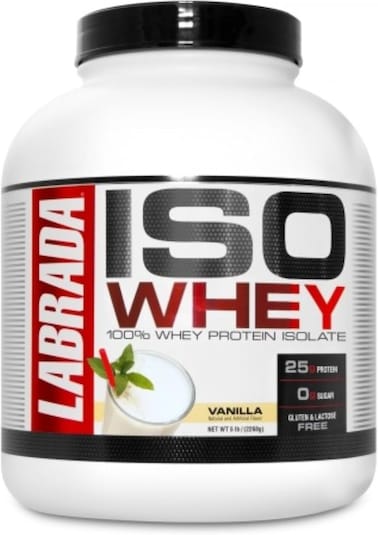 Labrada Nutrition ISO Pro 100% Whey Protein Isolate Powder Vanilla 5 Pound