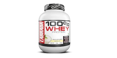 LABRADA 100% WHEY PROTEIN 4.13LB VANILLA SERV