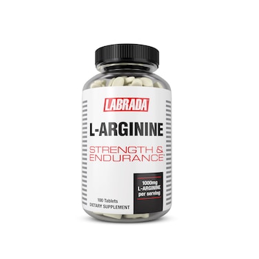 Labrada L-Arginine 100 Tablets - 1000mg, Strength and Endurance