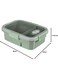 Lunch Box,Smart To Go,Dual (0.6L 0.3L) Light Green