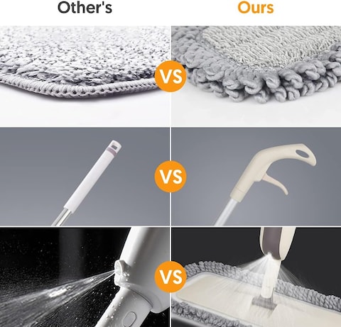 Quick Shine Spray Mop Kit with 3 Reusable Mop Pads &amp; 1 Safer Choice Multi-Surface Floor Cleaner 16oz Quick &amp; Easy Cleaning No Batteries Required