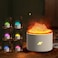 Cool Mist Humidifier 300ml Anti Humidifier Light Quiet Ultrasonic Humidifiers Bedroom Diffuser (White)