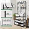 Shoe and Hat Rack  Easy Assembly Economical Dustproof Storage Space-Saving Hanging Closet Organizer for Bedroom Dorm and Entryway