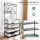 Shoe and Hat Rack  Easy Assembly Economical Dustproof Storage Space-Saving Hanging Closet Organizer for Bedroom Dorm and Entryway