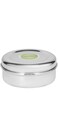 Royalford 10 CM Round Stainless Steel Puri Dabba- RF11470 Premium-Quality, 100% Food-Grade, BPA-Free, Leak-Proof, Airtight Container to Keep Food Fresh Silver