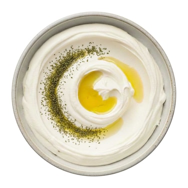 لبنة طازجة مع النعناع