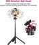 Ulanzi MT-16 Camera Tripod Stand Holder Mini Tabletop Tripod Selfie Stick with Cold Shoe Travel Tripod for iPhone 12 Canon G7X Mark III Sony ZV-1 RX100 VII A6600 Vlogging Filmmaking Live Streaming