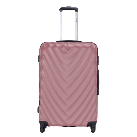 VIPTOUR ABS Hardside 3Pcs Trolley Luggage Set Spinner Wheels With Number Lock 20/24/28 Inches