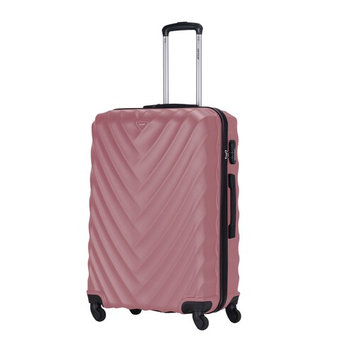 VIPTOUR ABS Hardside 3Pcs Trolley Luggage Set Spinner Wheels With Number Lock 20/24/28 Inches
