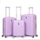 STARLIFE Trolley Luggage 3 Pieces Set PP Hard Side Bag 360 Degree Spinner Wheels Trolley Luggage Set With TSA Lock 20/24/28 Inches SL-PP1