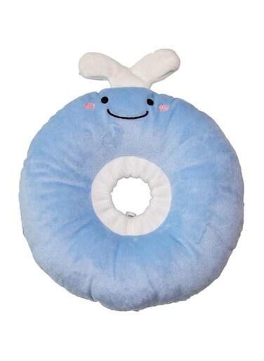 Adjustable Cat Recovery Collar Soft,Cute Pet Neck Cone After Surgery Wound Healing Protective Cone Fit for Kitties, Small Dogs (Blue, L)