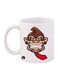 Donkey Kong Printed Mug White/Brown/Red 12ounce