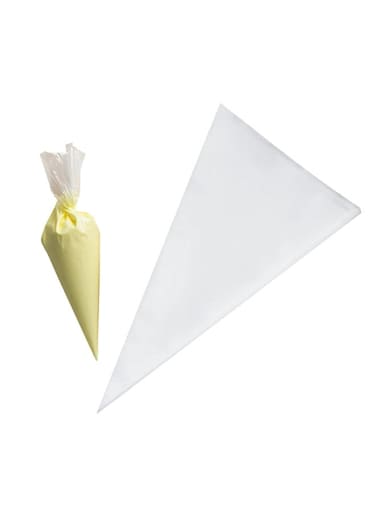 inch decorative bag, disposable thickened cream cake baking tool, 100 pieces, packed with complementary food triangle bags