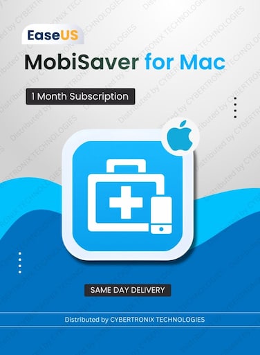 EaseUS MobiSaver for Mac   1Device 1 Month   Digital License   Same Day Delivery