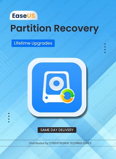 برنامج EaseUS Partition Recovery لجهاز واحد بترخيص رقمي مدى الحياة