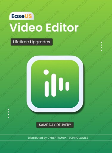 EaseUS Video Editor  1 Device For Lifetime   Digital License   Same Day Delivery