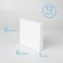 CRAFT MAGIC 12-Pack Foam Cubes &ndash; EPS Polystyrene Blocks for Crafting, Modelling, Art Projects and Floral Arrangements (6 &times; 6 &times; 1 in)