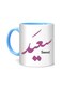 Styles Arabic Calligraphy Name Saeed Printed Mug White/Blue
