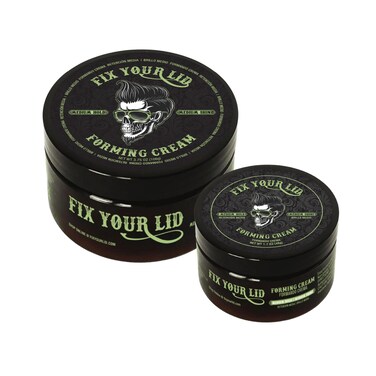 Fix Your Lid Forming Cream for Men, Medium Hold, 3.75 oz1.7 oz Bundle