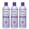 Jhirmack Silver Brightening Purple Shampoo Set Of 3 For All Types Of Silver, Grey, And Blonde Hair