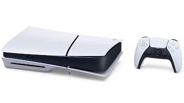 Sony PlayStation 5 Slim Disc Edition Console, 1TB, Wireless Controller (New Version 2025)