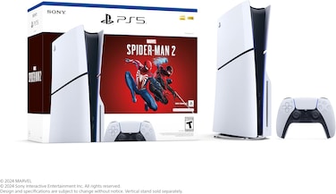 PlayStation 5 Slim Disc Console - Marvel&rsquo;s Spider-Man 2 Bundle - International Version
