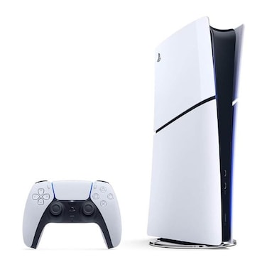 وحدة تحكم سوني بلاي ستيشن 5 (PS5) Slim - إصدار القرص (الحامل الرأسي يُباع منفصلاً)