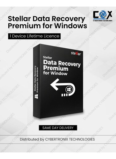 Stellar Data Recovery Premium for Windows   1 Device for Lifetime   Digital License