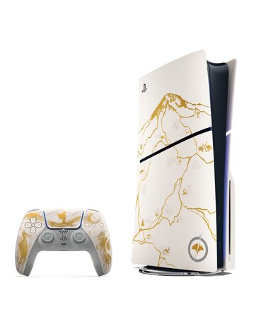 جهاز سوني PS5 "Ghost Of YåTei Gold Limited Edition
