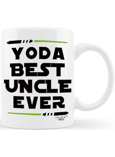 Classic Mugs Fathers Day Gift for Uncles from Niece Nephew Yoda Best Uncle Ever for Worlds Awesome Uncle Funny Gag Gift Idea Ceramic Coffee Novelty Mug Tea Cup for Christmas or Birthday by