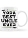 Classic Mugs Fathers Day Gift for Uncles from Niece Nephew Yoda Best Uncle Ever for Worlds Awesome Uncle Funny Gag Gift Idea Ceramic Coffee Novelty Mug Tea Cup for Christmas or Birthday by