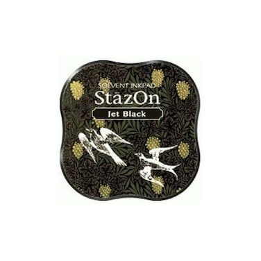 Tsukineko - Stazon Midi Pad Jet Black