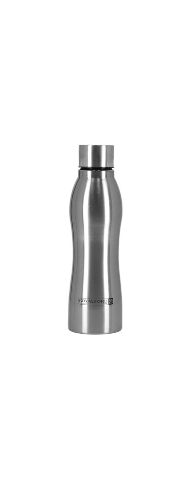 Royalford 750ml Stainless Steel Sport Bottle Silver