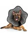 Dog Cone Collar for After Surgery, Soft Pet Recovery Collar for Dogs &amp; Cats, Comfort Cone Collar Protective Collar for Large Medium Small Dogs, with Interior Made of Comfortable Plush Material, Size:M
