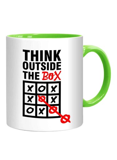 Styles Think Outside The Box Mug White/Black/Green