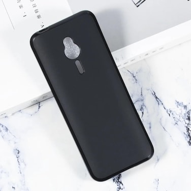 Case for Nokia 230, Camera Protection Ultra Slim Soft TPU Silicone Matte Shockproof Bumper Full-Body Protective Cover for Nokia N230 (Black)