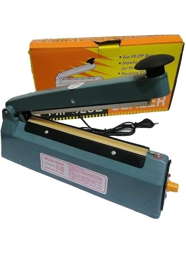 Heat Sealer, Manual Vacuum Sealers, Impulse Heat Sealer Machine for Plastic Poly PP PE Bags, Electric Sealing Machine PFS-200 for Packaging Food, Airtight Seal for Home Storage, Moisture &amp; Dust