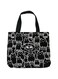 Azonee Cute Cats Canvas Tote Bag for Women with Zipper, Funny Purse with Cats Large Canvas Shoulder Bag Handbag, Reusable Cotton Canvas Tote Bag with Zip Perfect for School, Shopping, Work.