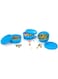 Signoraware Mini Mate Plastic Container Set, 70ml, Set of 3, Blue