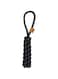 D&amp;D Home Kurt Braded Cone Plush Dog Toy - BLACK/36CM